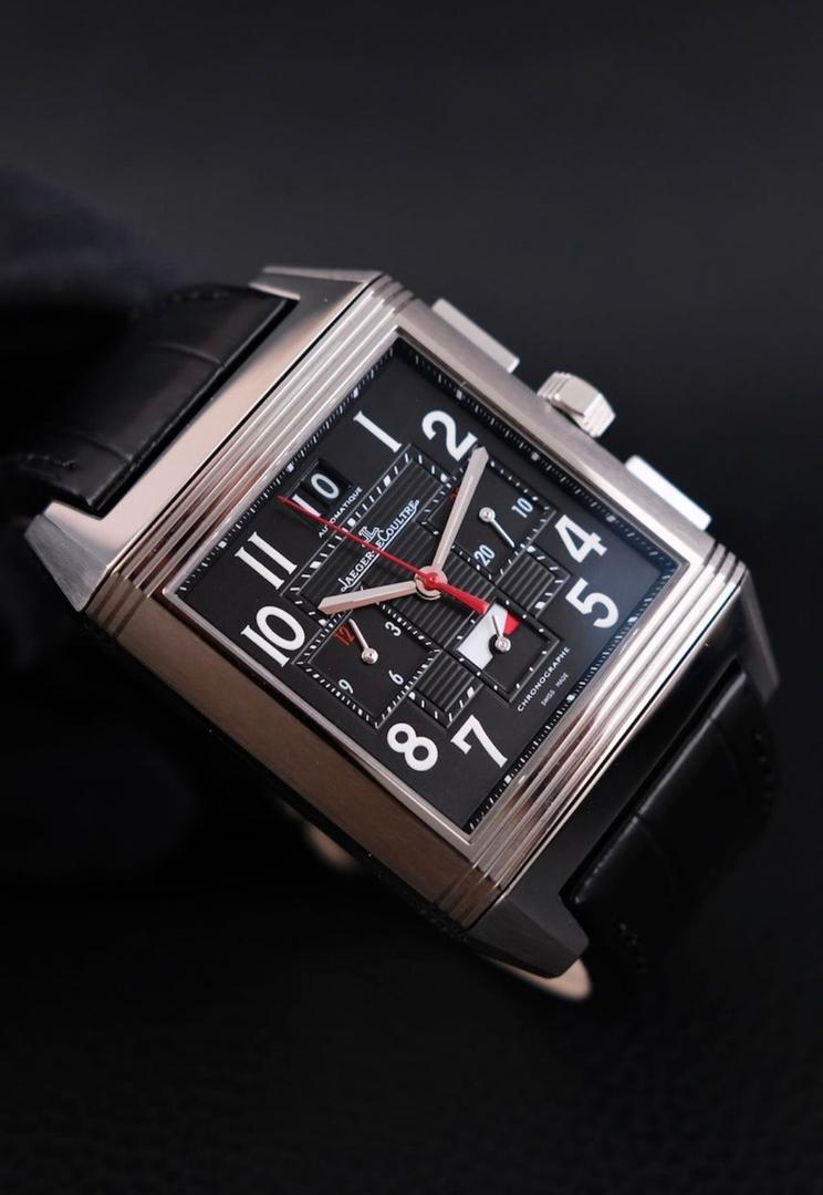 Jaeger-LeCoultre Squadra World Chronograph 702 T 470 Boîte + Papiers d'origine – Image 2