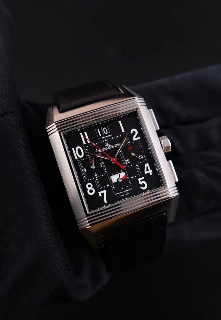 Jaeger-LeCoultre Squadra World Chronograph 702 T 470 Boîte + Papiers d'origine – Image 3