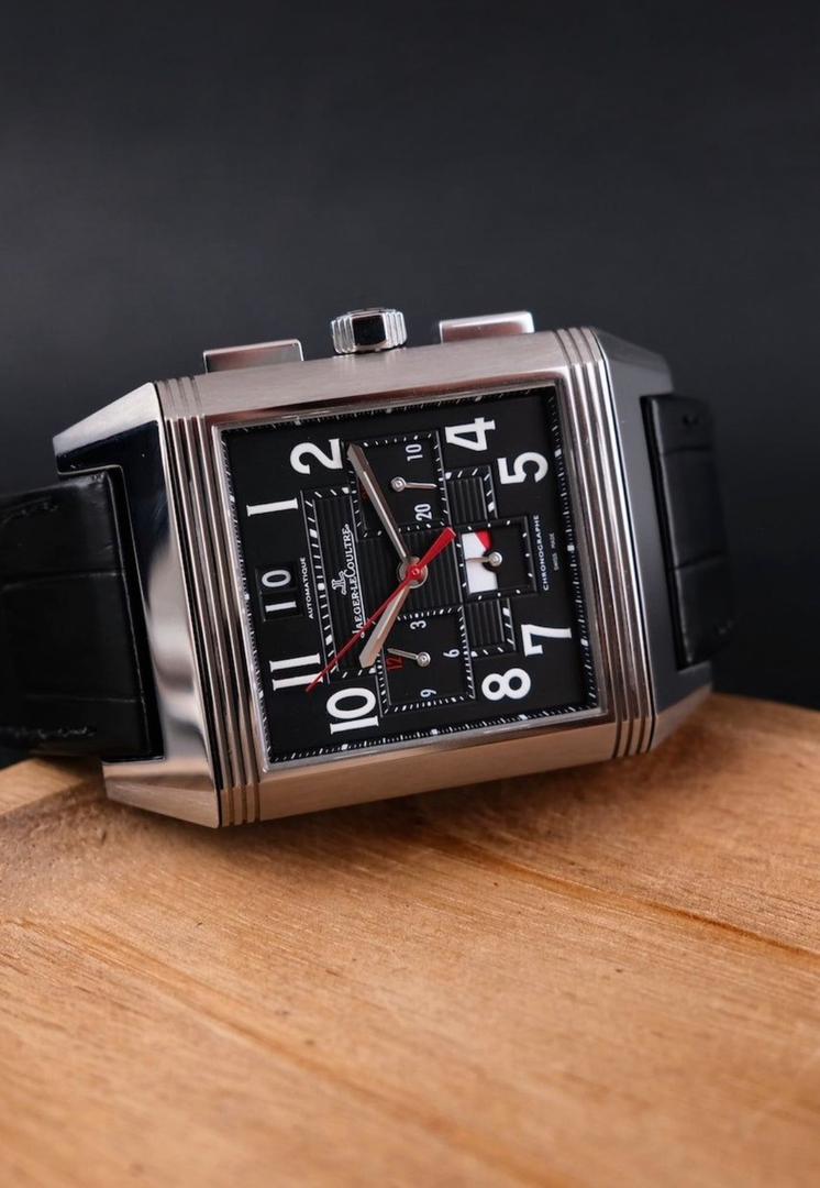 Jaeger-LeCoultre Squadra World Chronograph 702 T 470 Boîte + Papiers d'origine – Image 4
