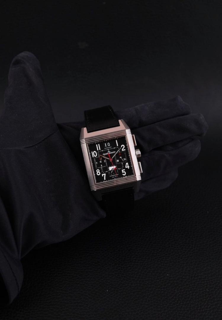 Jaeger-LeCoultre Squadra World Chronograph 702 T 470 Boîte + Papiers d'origine – Image 7