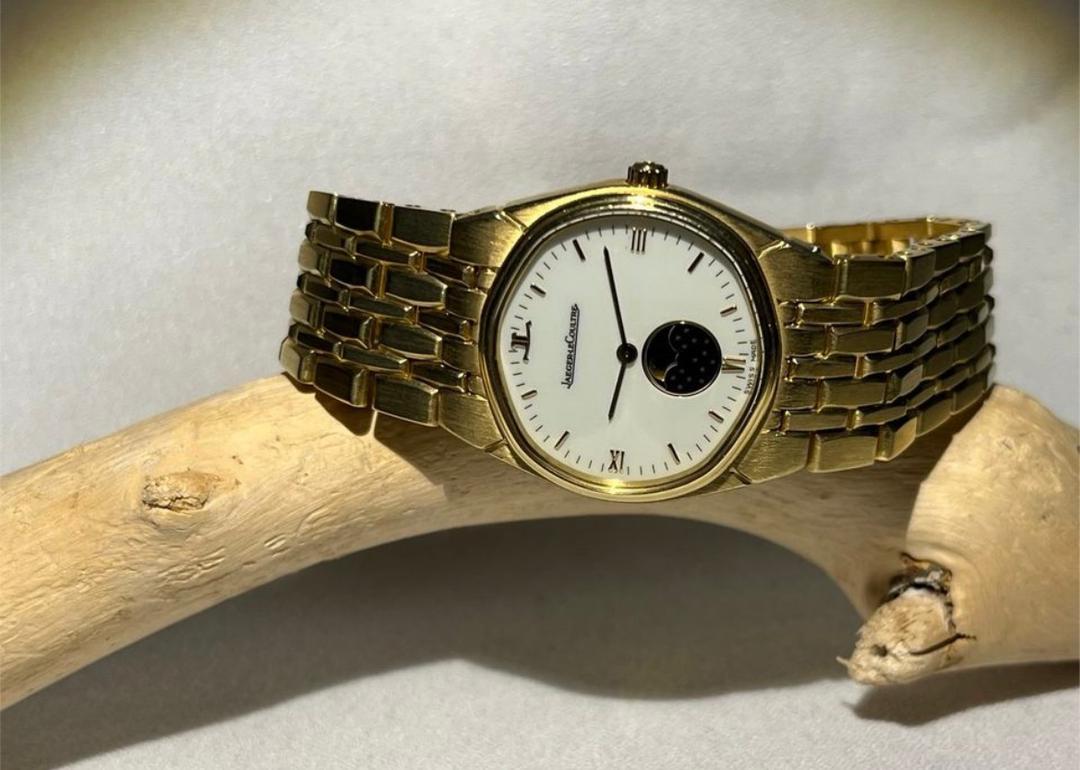 Montre-bracelet Jaeger-LeCoultre Albatros en or 18 carats * Phase de lune * 103 g – Image 5