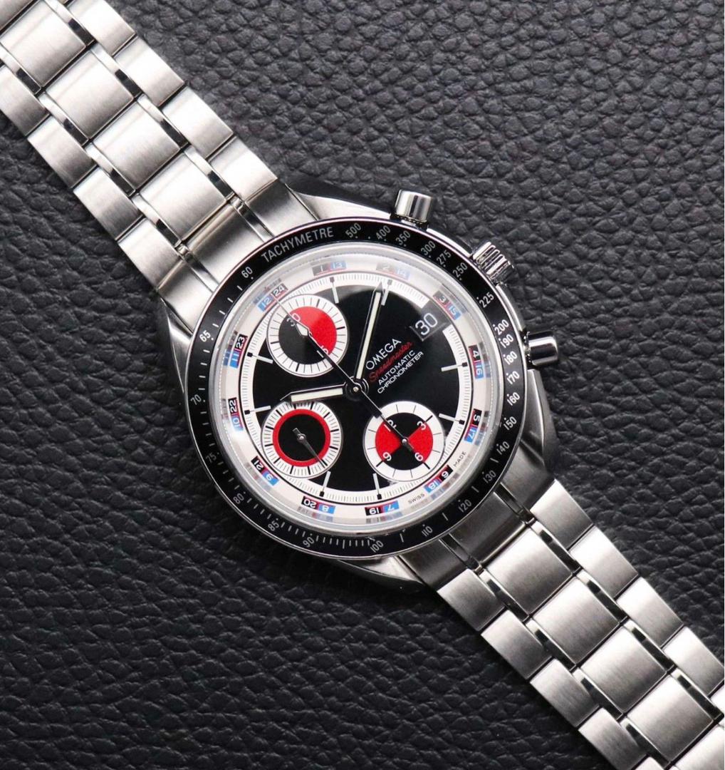 Omega Speedmaster Date 3210.52 Cadran Casino Ensemble complet 2007 Boîte + Papiers – Image 4