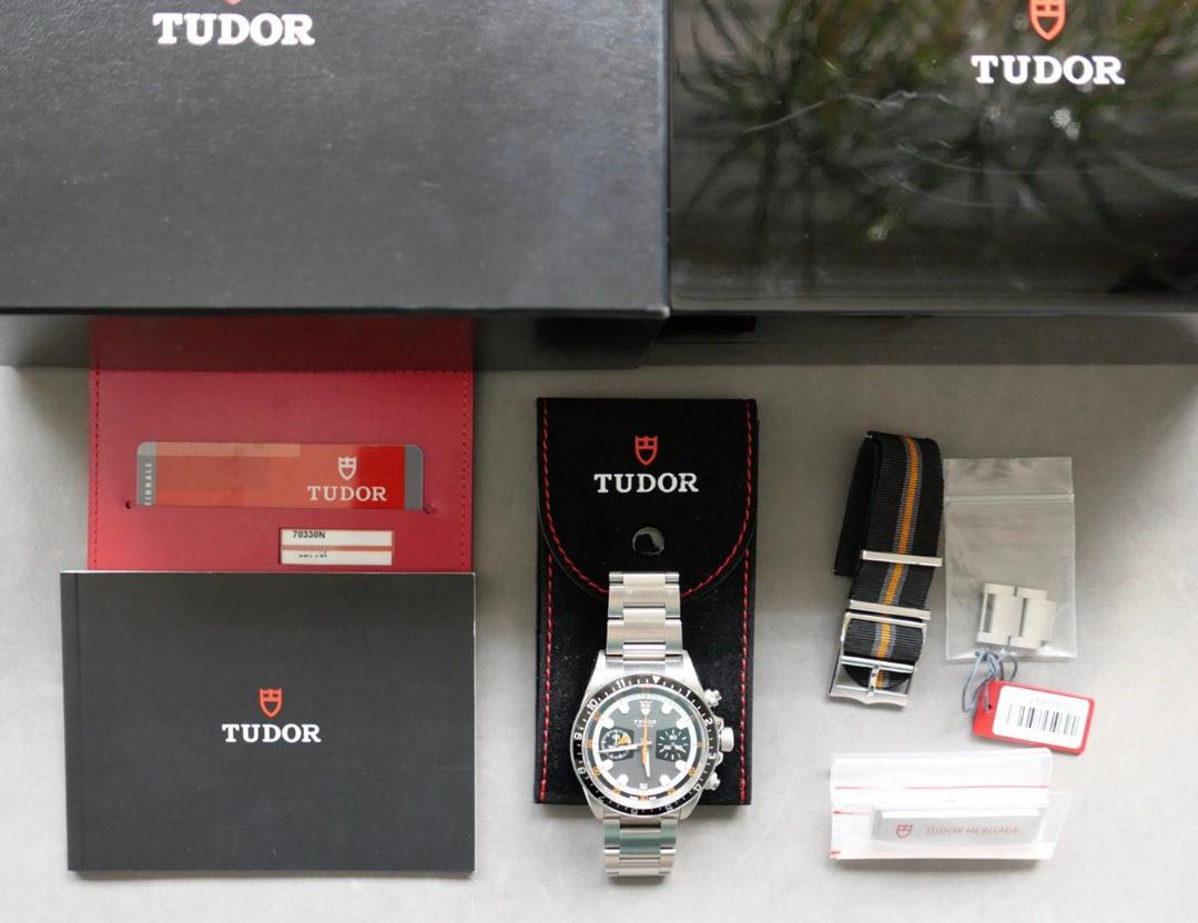 Tudor Heritage Chrono Coffret Complet 70330N