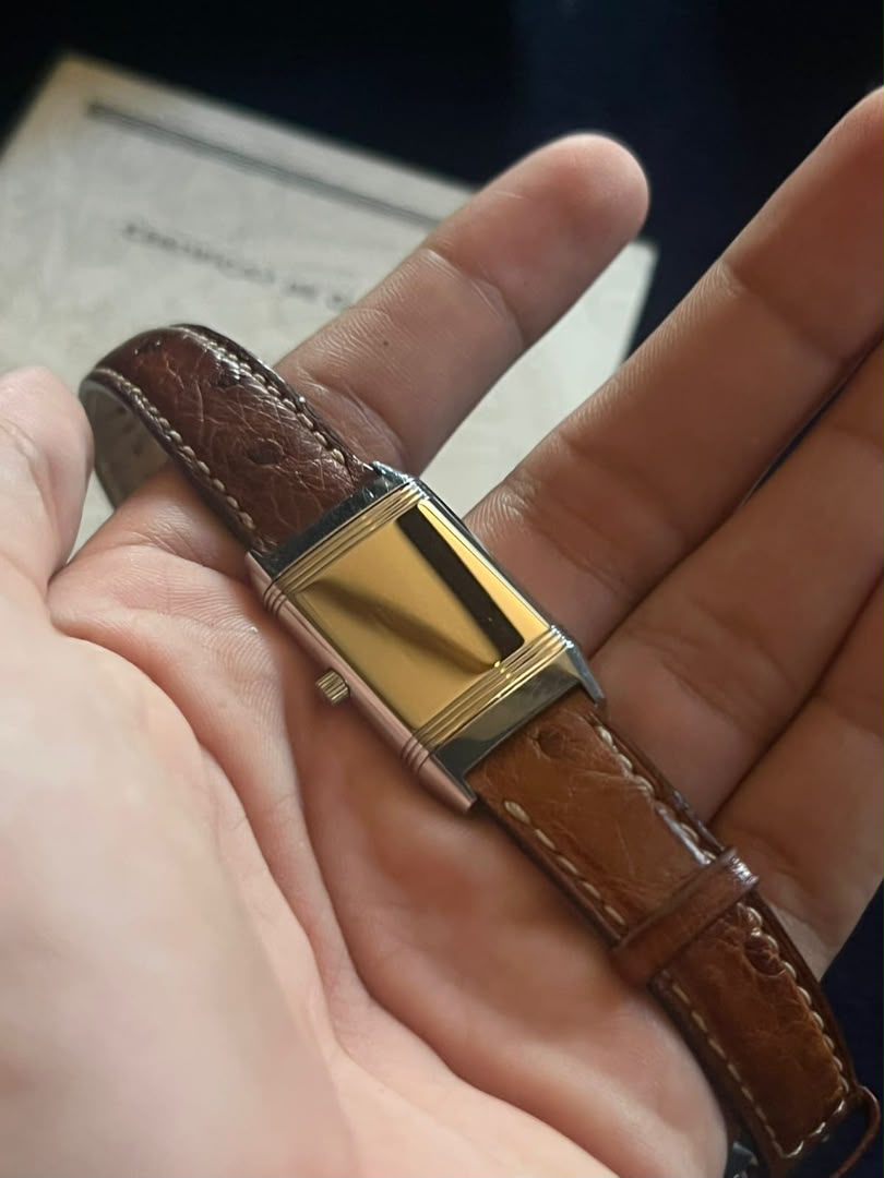 Coffret complet Jaeger-LeCoultre Reverso 260808 : bracelet en acier inoxydable, bracelet et fermoir Jaeger – Image 6