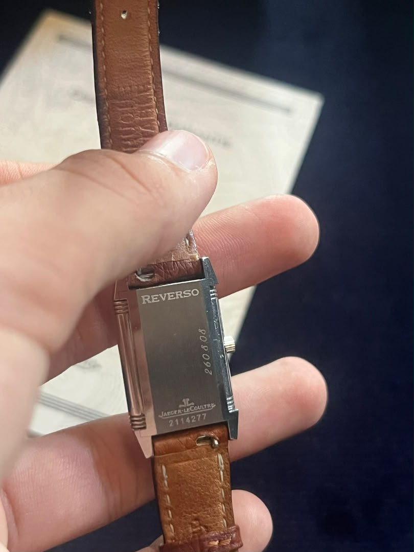 Coffret complet Jaeger-LeCoultre Reverso 260808 : bracelet en acier inoxydable, bracelet et fermoir Jaeger – Image 12