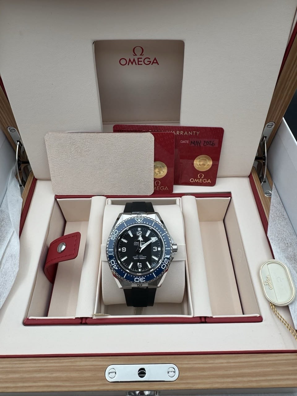 Omega Seamaster Planet Ocean 600m Bleu 42mm 2026 217.32.42.21.01.002 Caoutchouc – Image 3